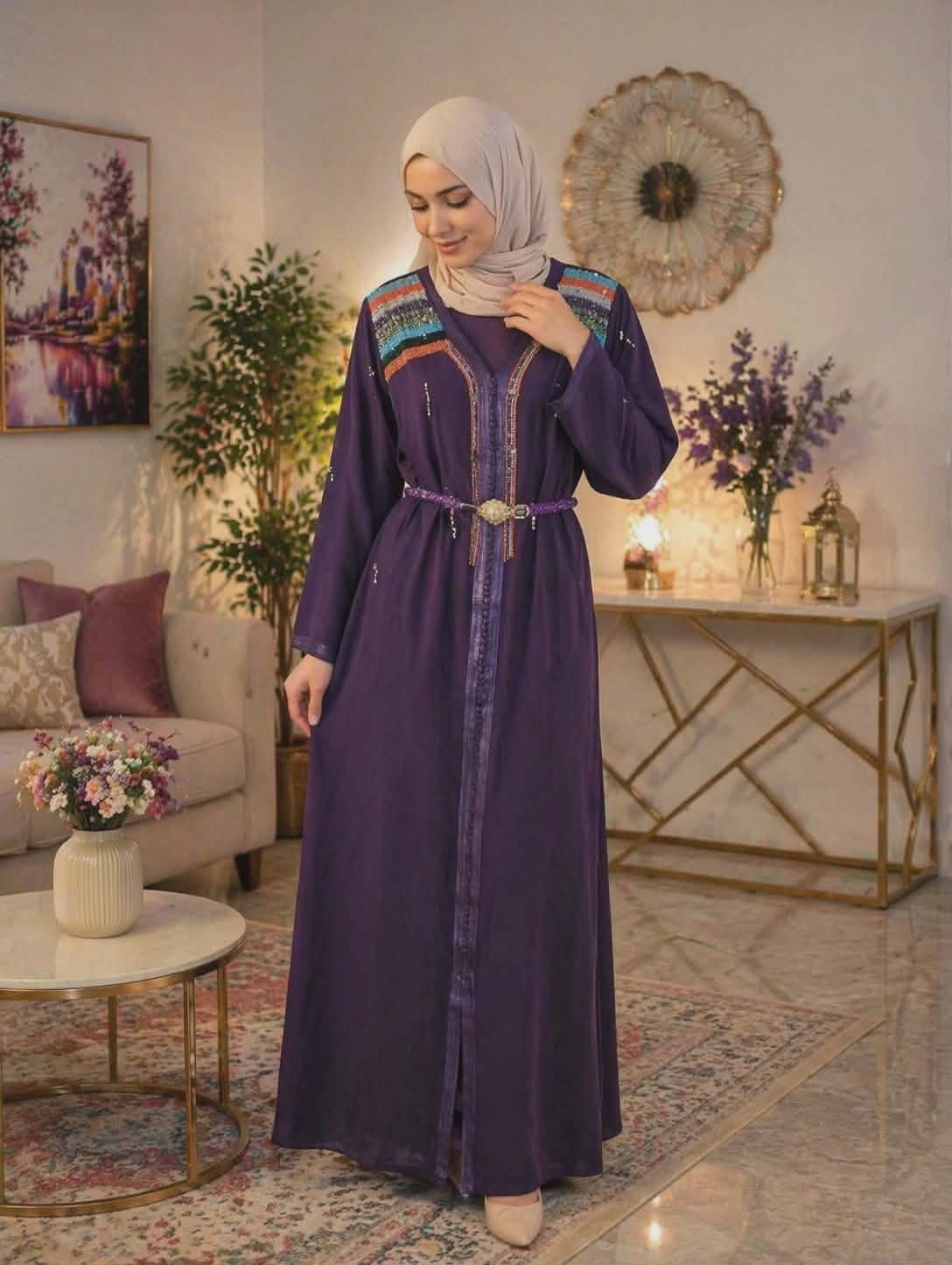 Caftan violet 