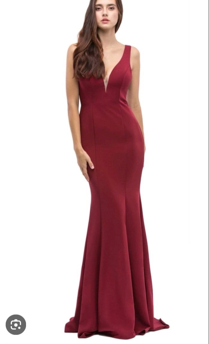 Robe rouge longue