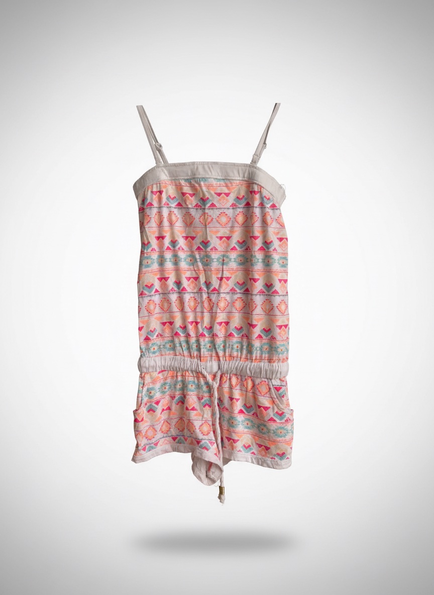 Combi-short femme colorée