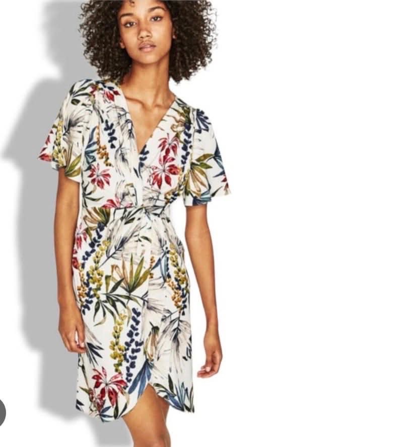 Robe zara fleurie