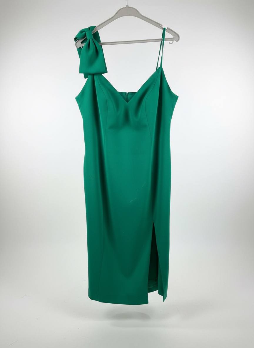 Robe strass verte