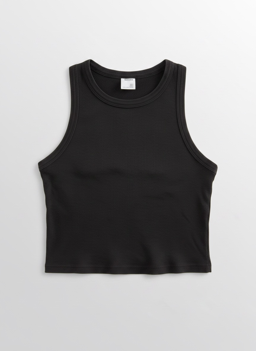 Top noir bershka