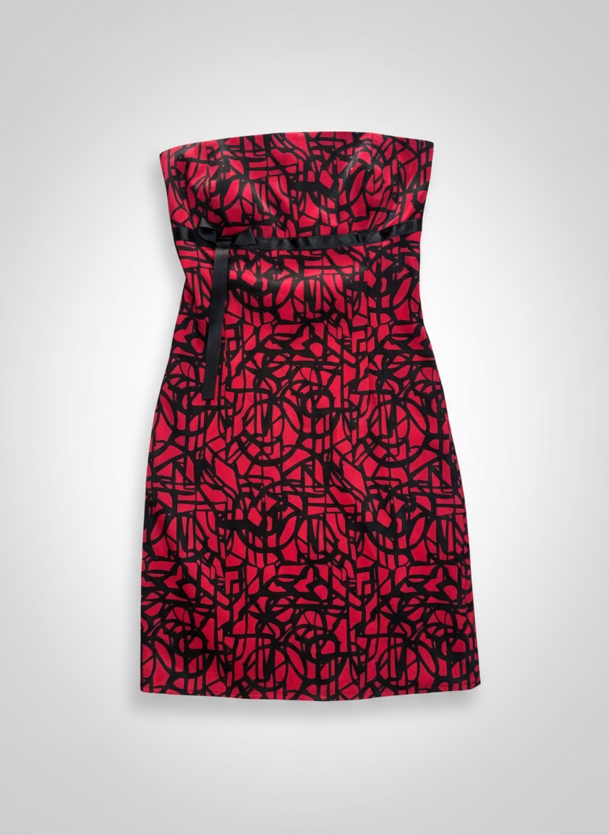 Robe courte bustier 