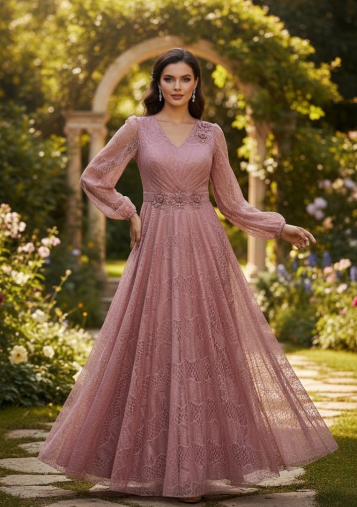 Robe   soiree et non voillee