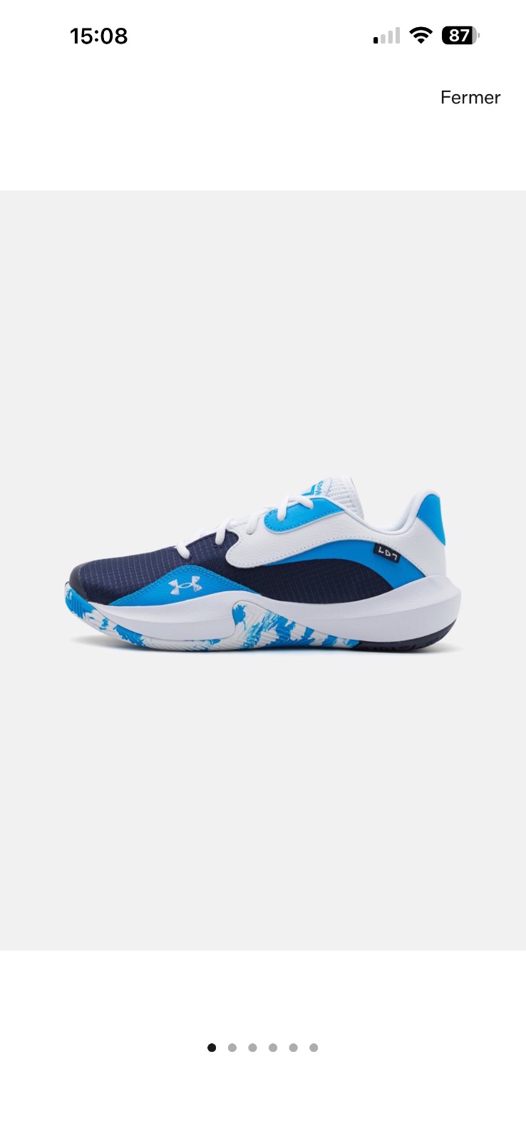 Under armour taille 47 et 47,5 prix 250 dinars 