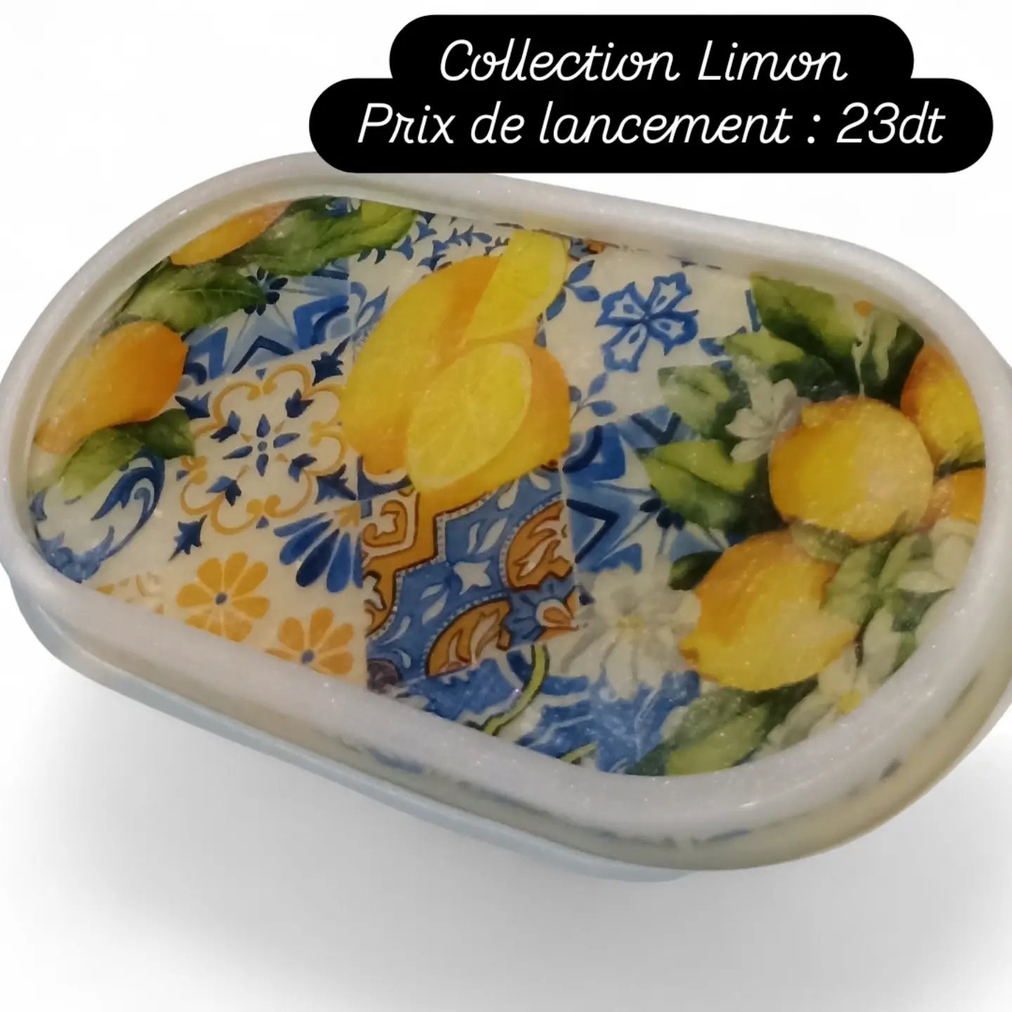 Plateau en résine 18cm 