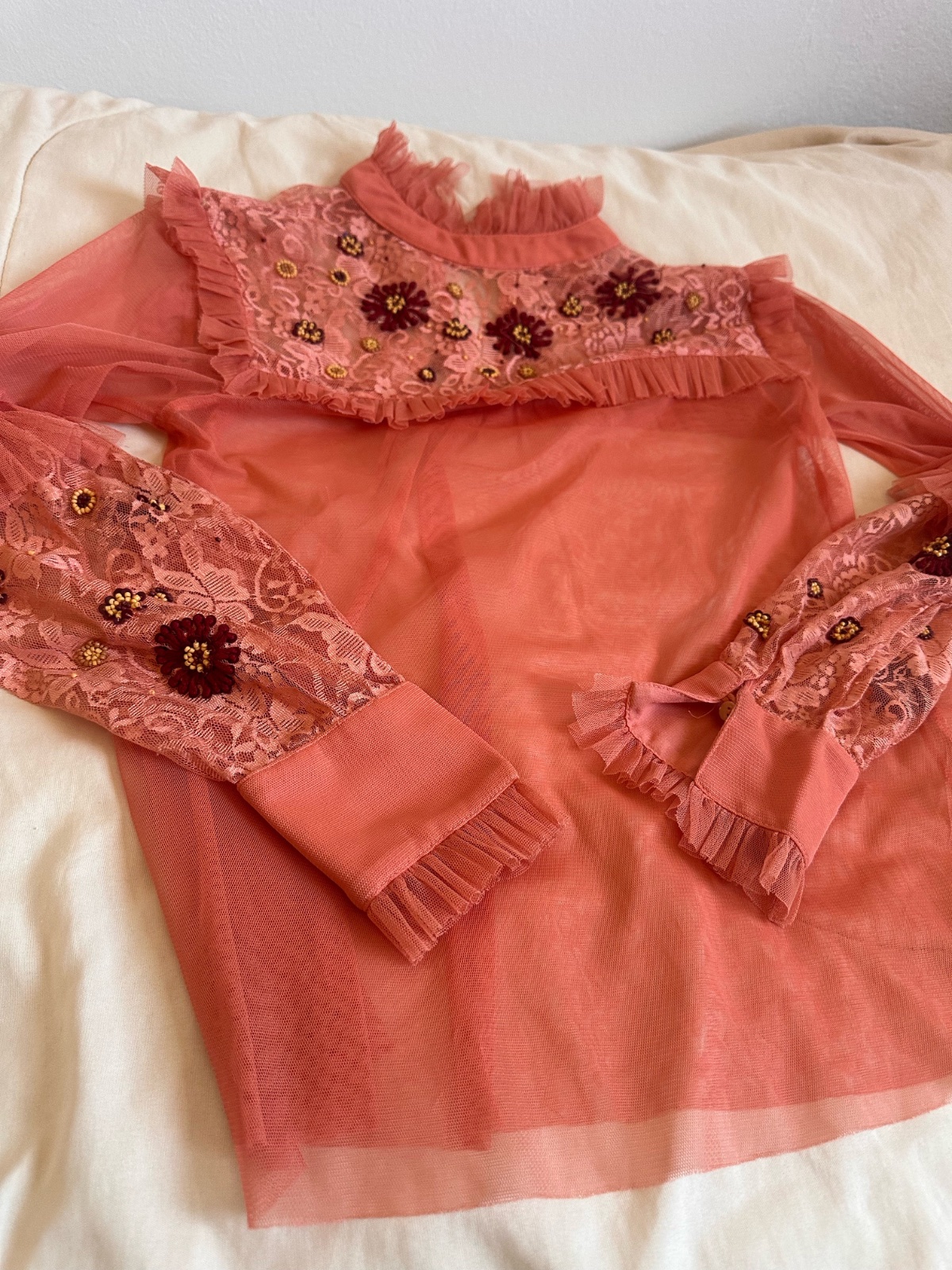 Chemise corail