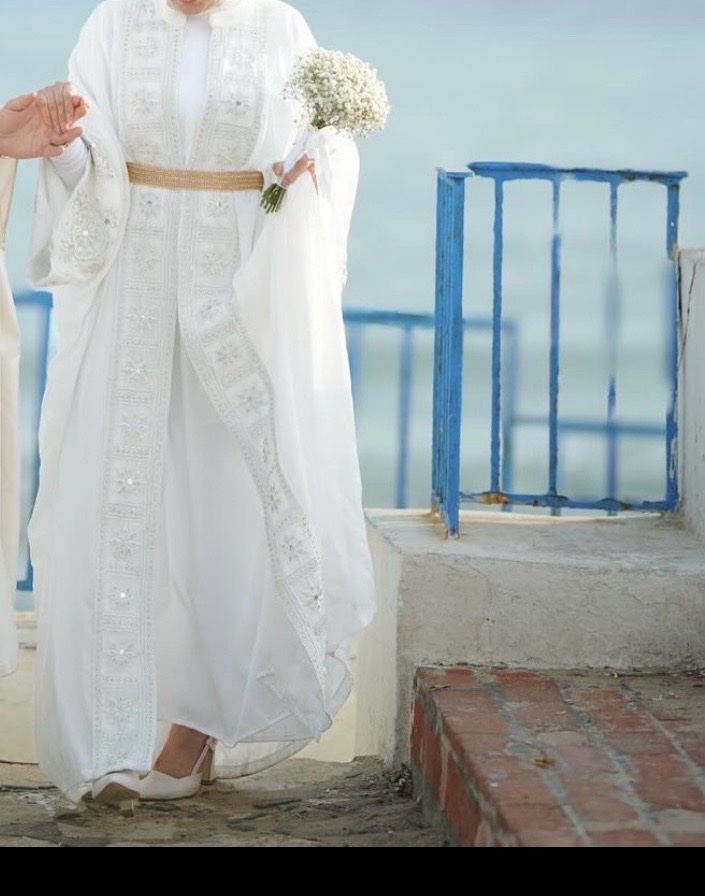 Caftan blanc 