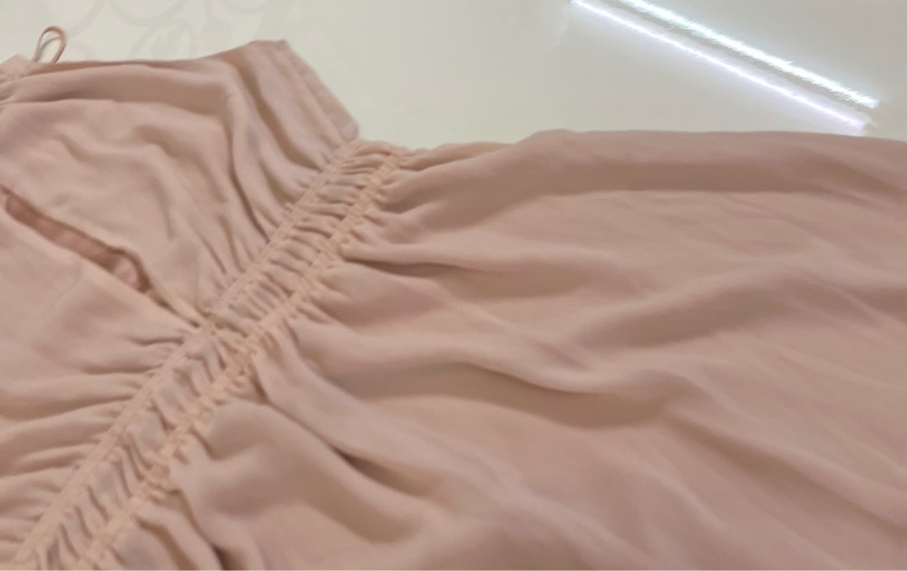 ROBE H&M -rose poudré- hiya taille s mais tlabas M