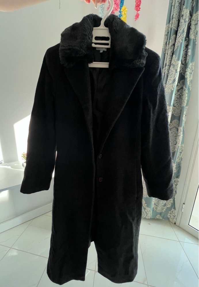 Manteau long Naf Naf – taille 36 -couleur gris foncé