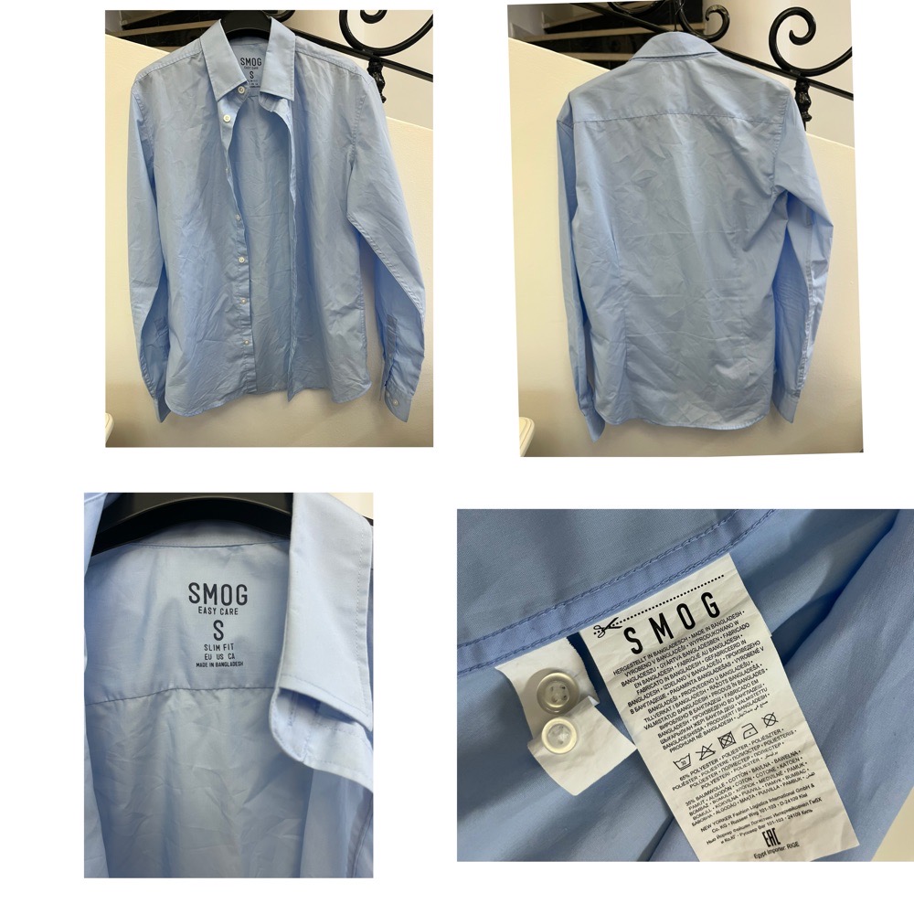 Chemise Homme bleu-Taille S-Importée d’Allemagne 
