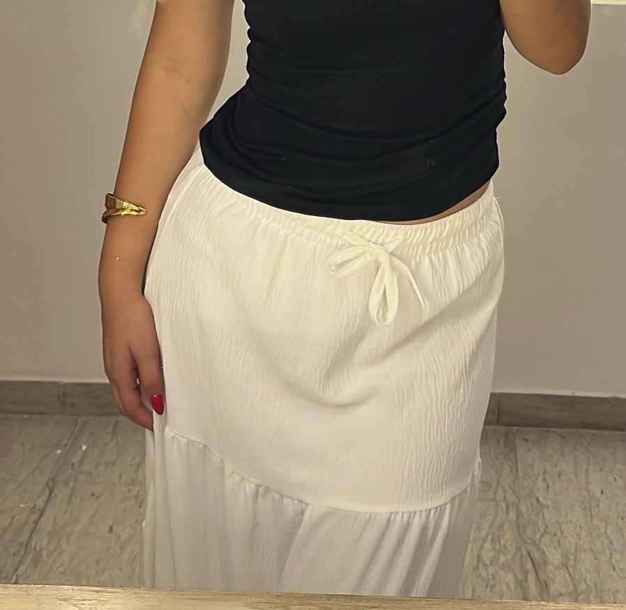 Jupe longue blanche