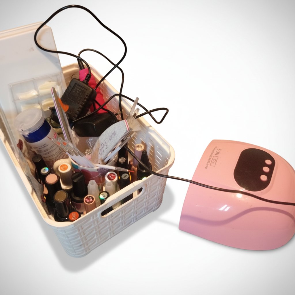 Pack onglerie complet avec plusieurs couleurs de vernis 