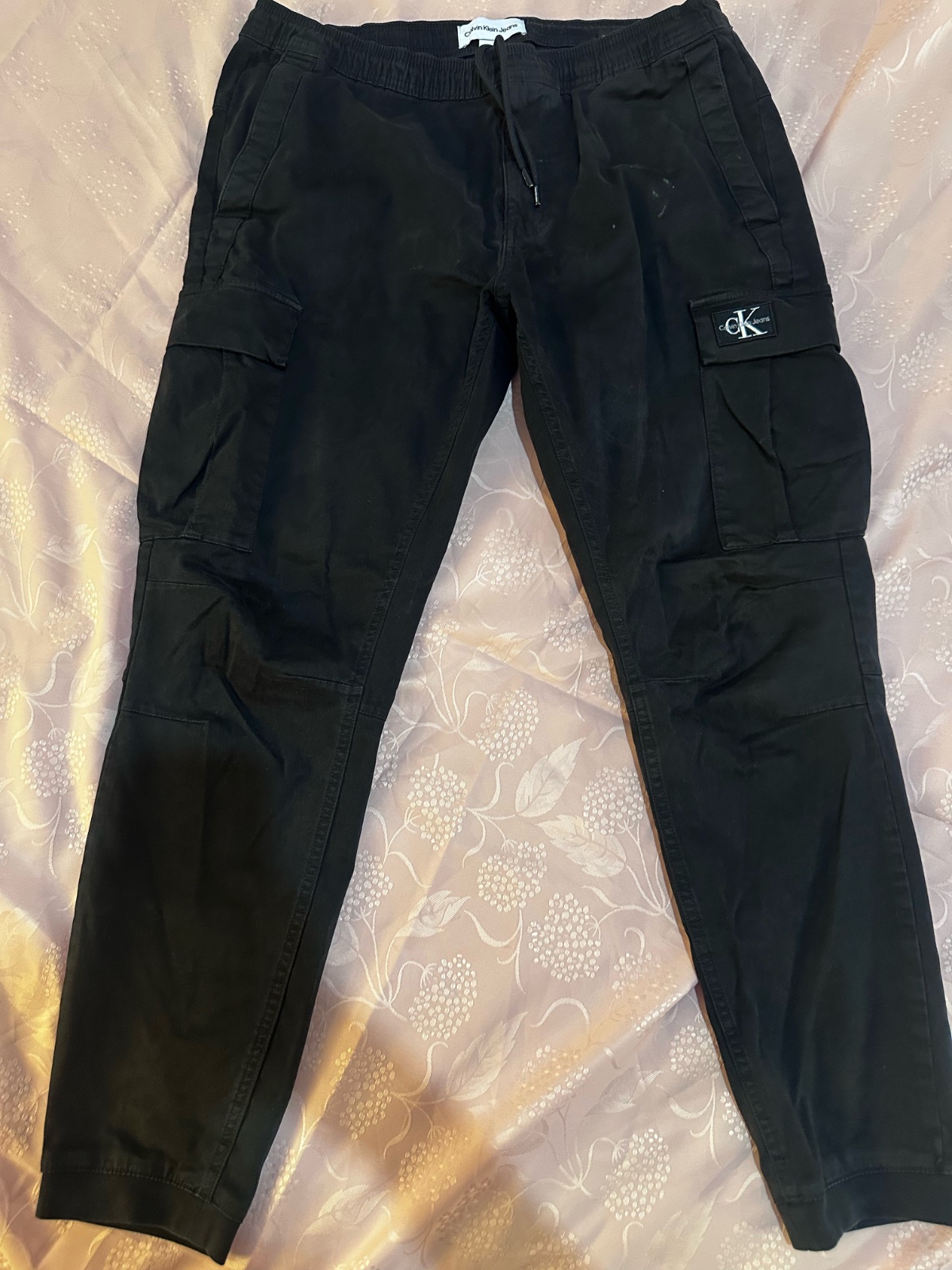 Pantalon cargo Calvin Klein noir