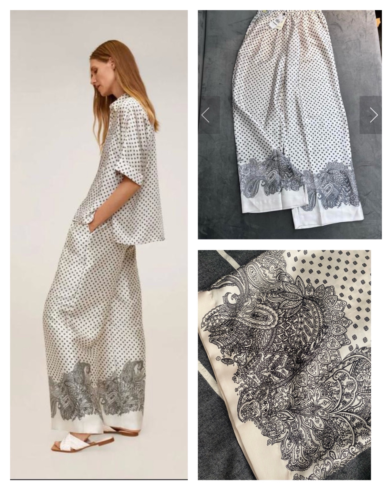 Pantalon large 