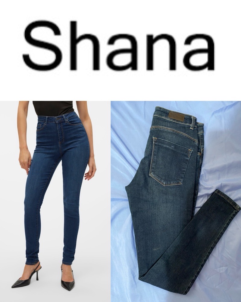 skinny jeans taille haute 