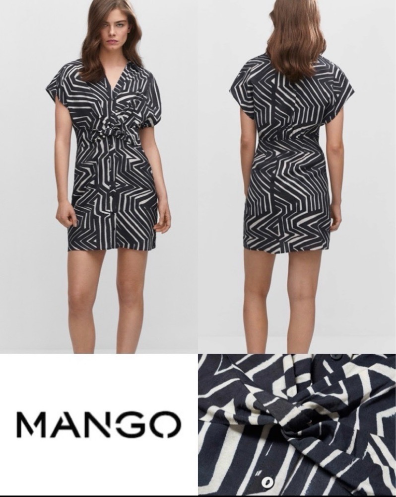 Robe chemise tropical
