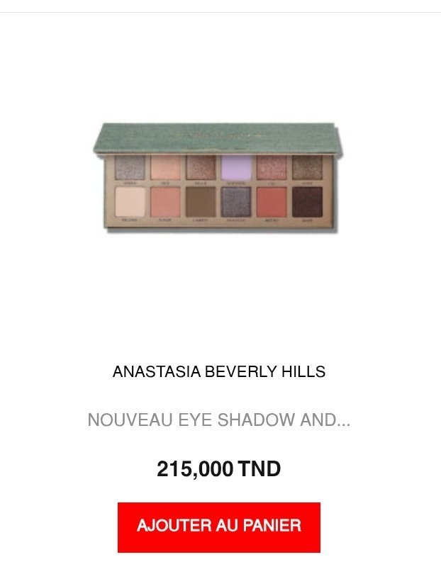 Palette Anastasia 
