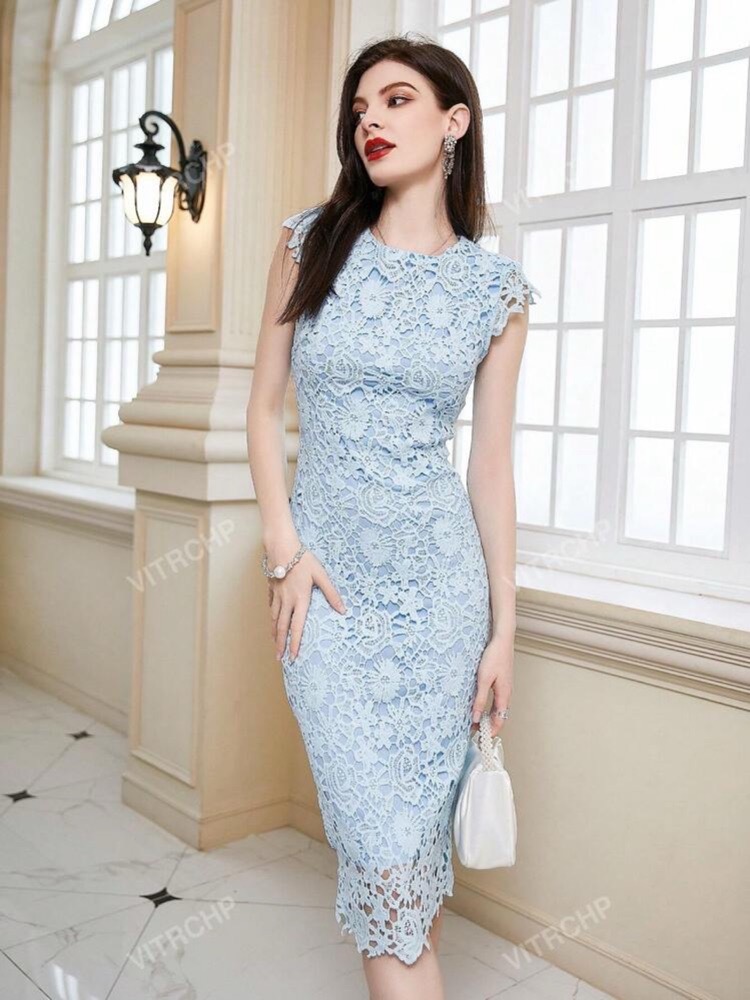 Robe bleu ciel