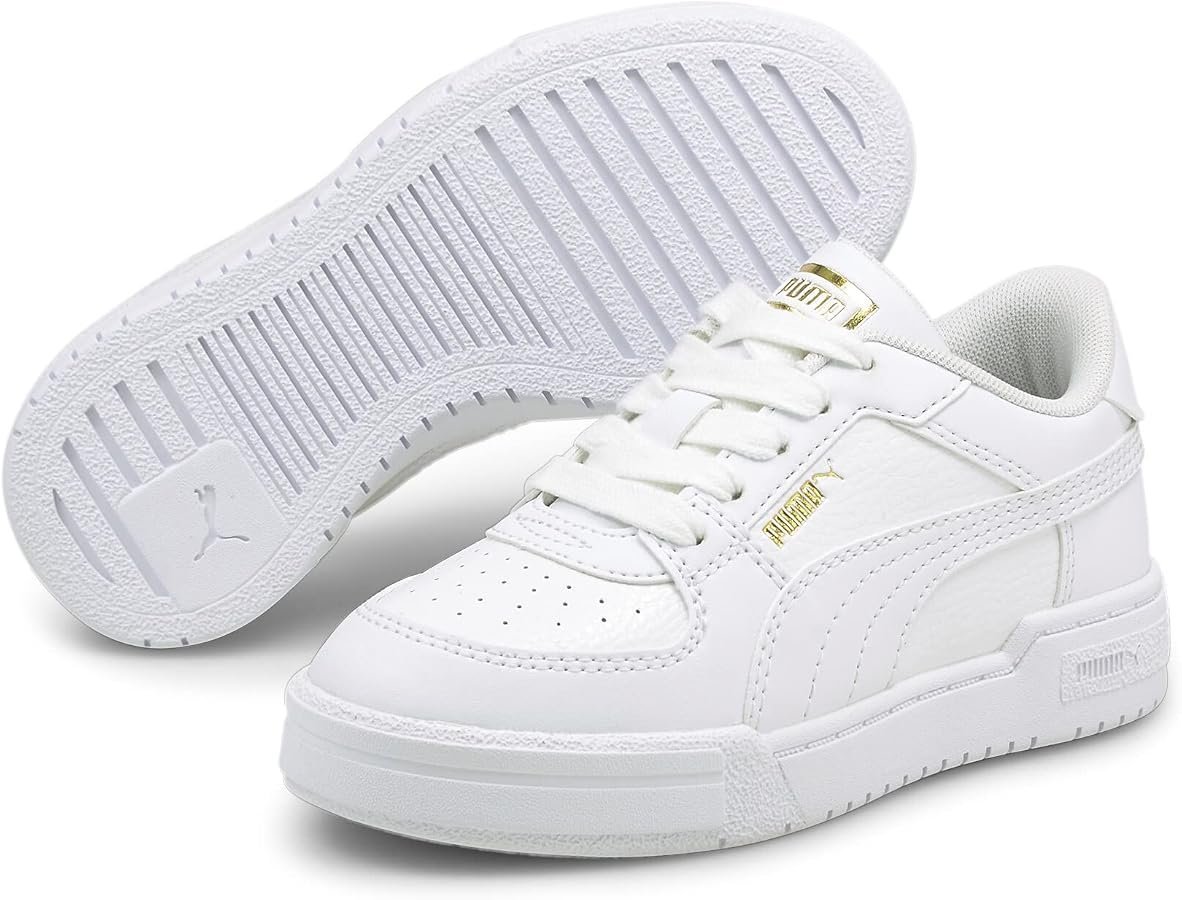 Baskets Puma CA Pro Classic Enfant - Blanches & Dorées - Pointure 32