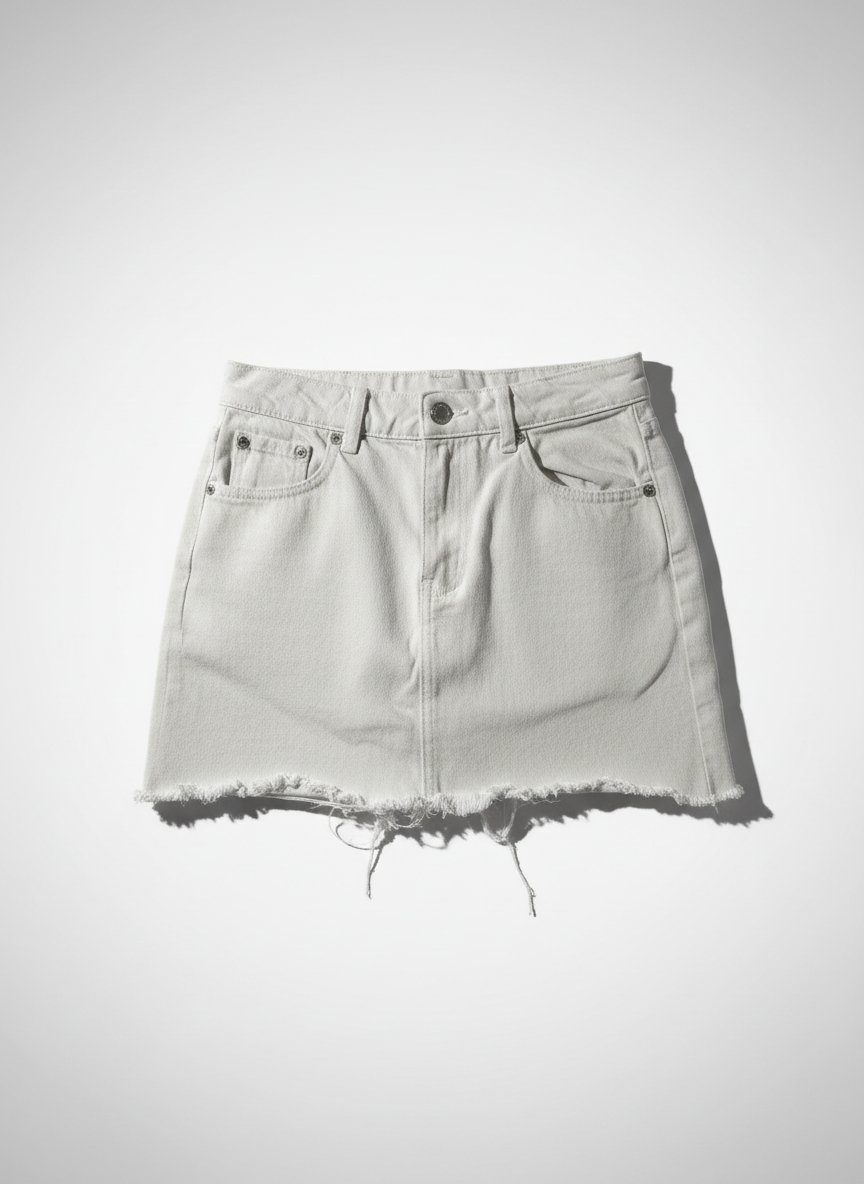 Jupe blanche et la marque Zara