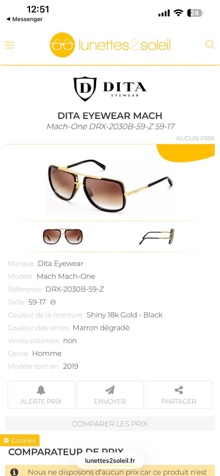LUNETTES dita