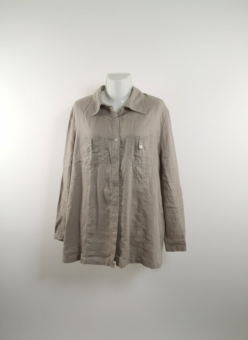 Chemise قمرايه (100% lin) à petit prix taille 44