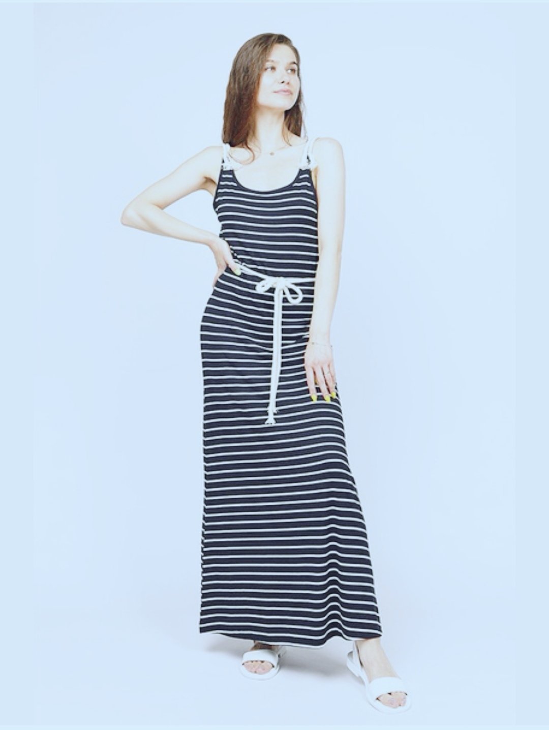 Sublime Robe longue marine 🌊🌈🌞