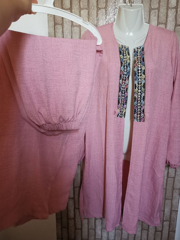 Ensemble : sublime  kimono + pantalon tlabess 38