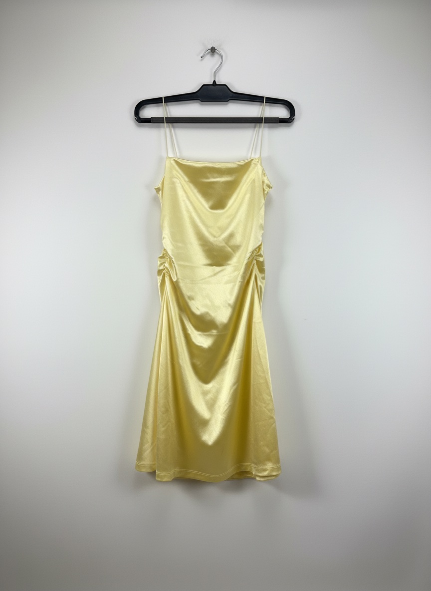 Robe effet satin