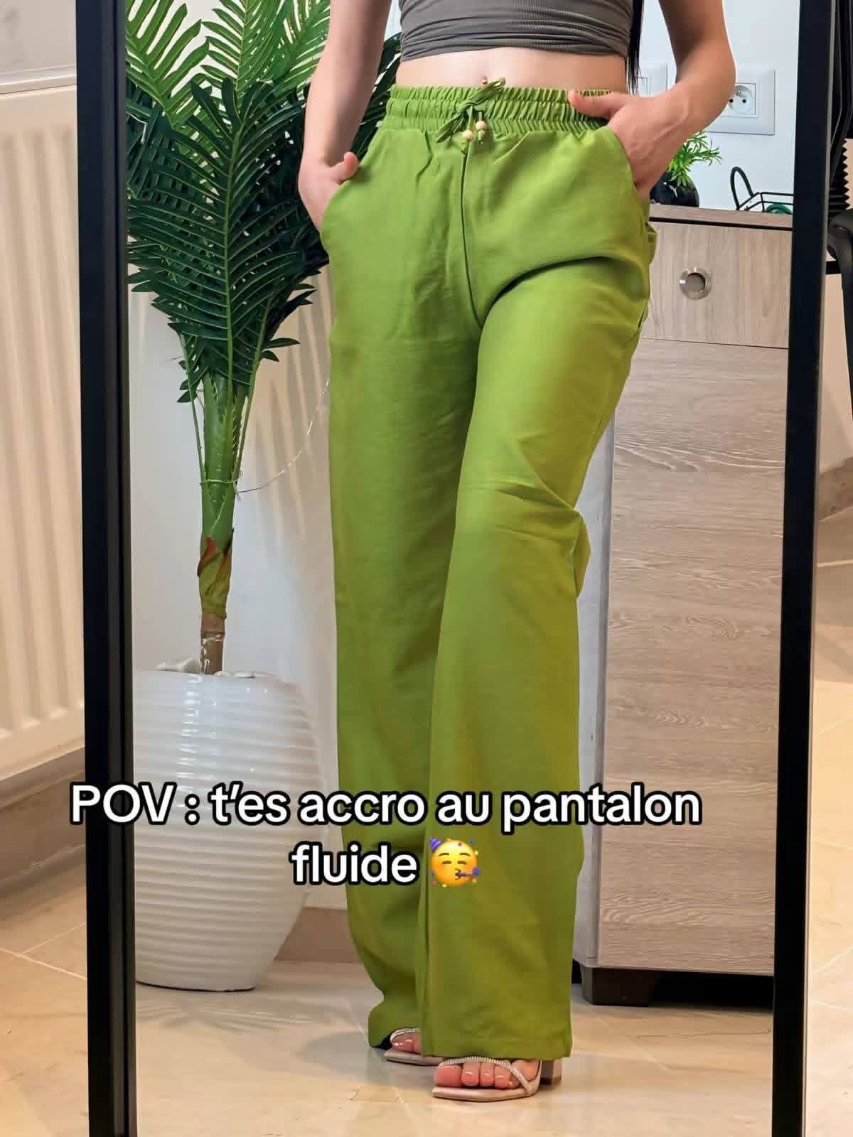 Pantalon large 