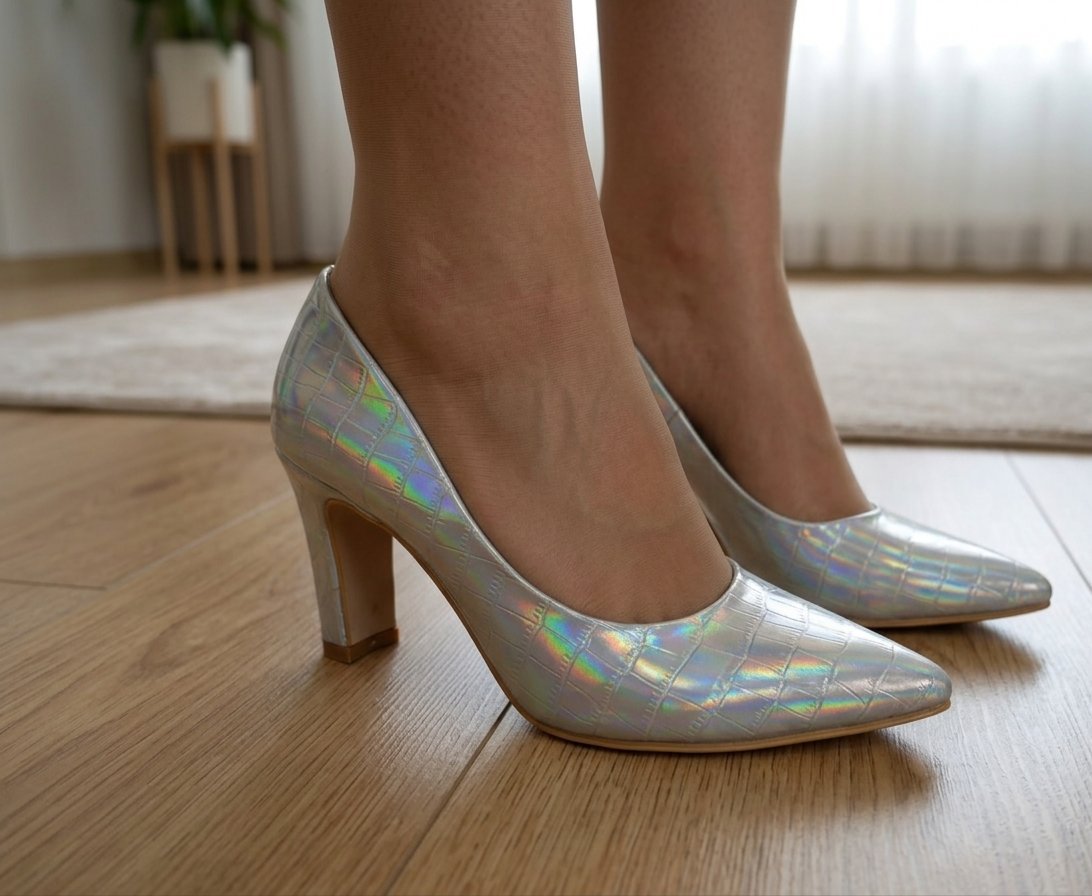 Escarpin en argent 
