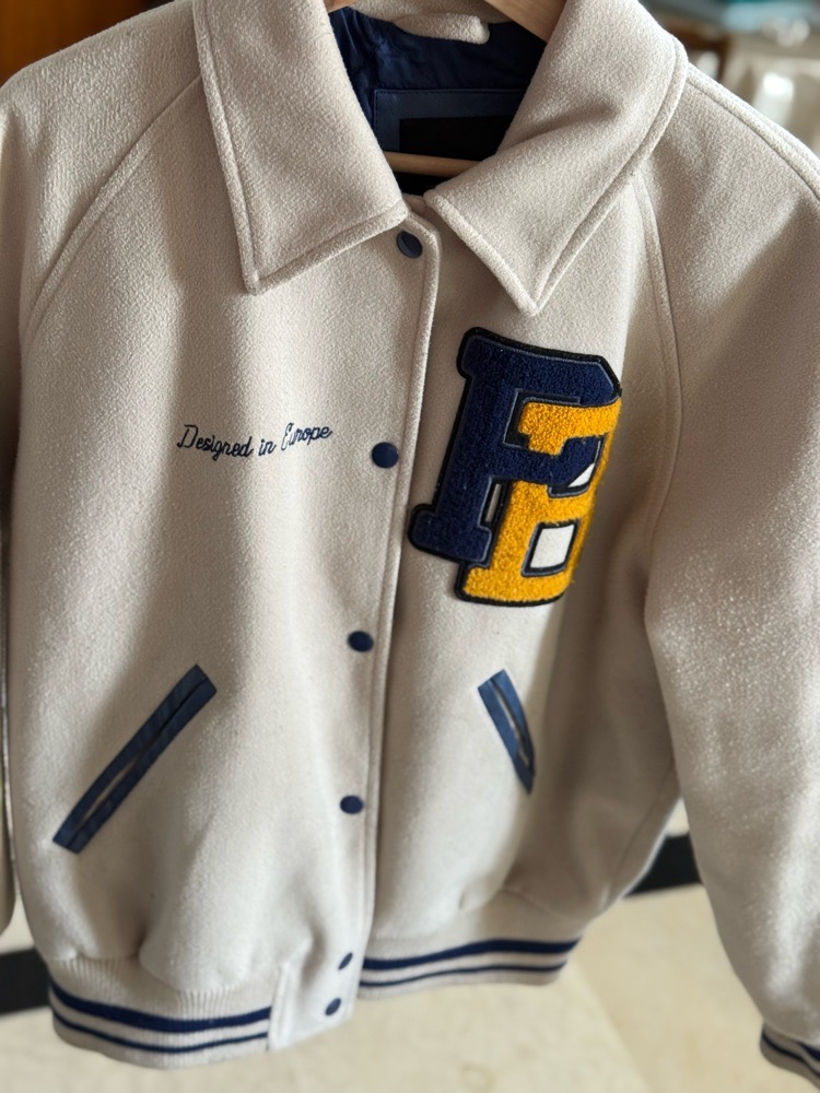 Pull and bear varsity bomber jacket 