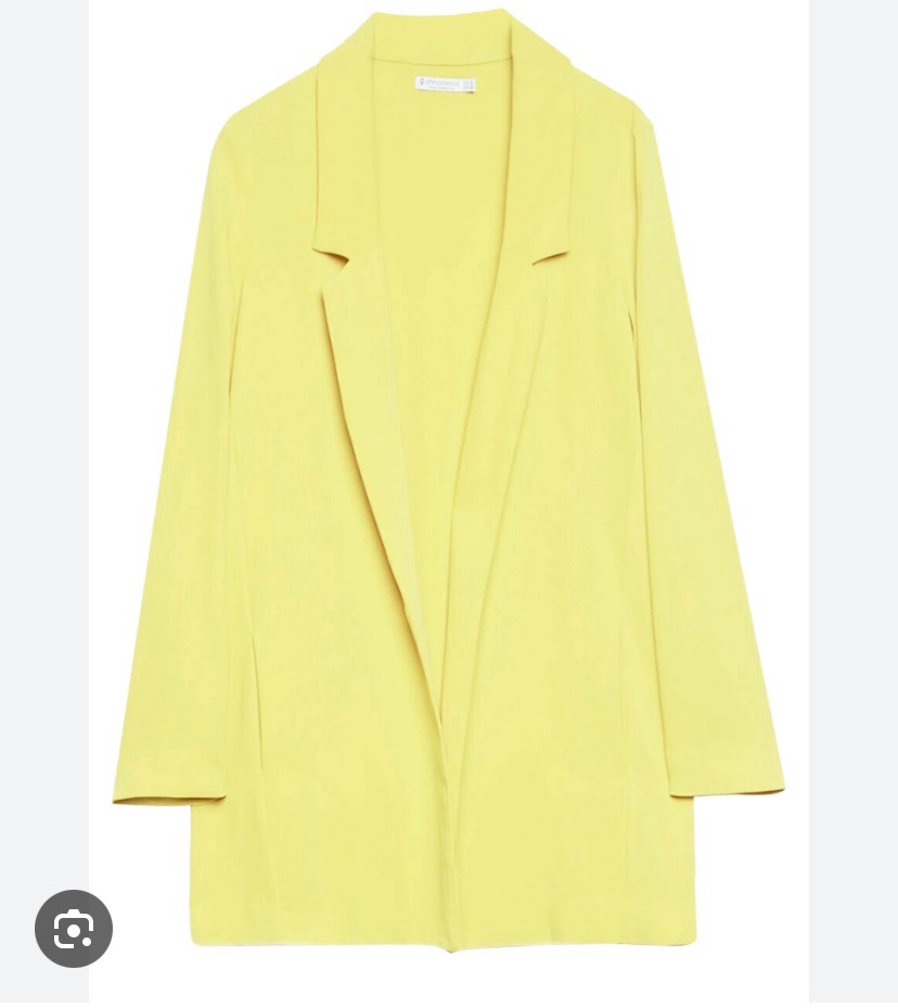 Blazer en jaune 