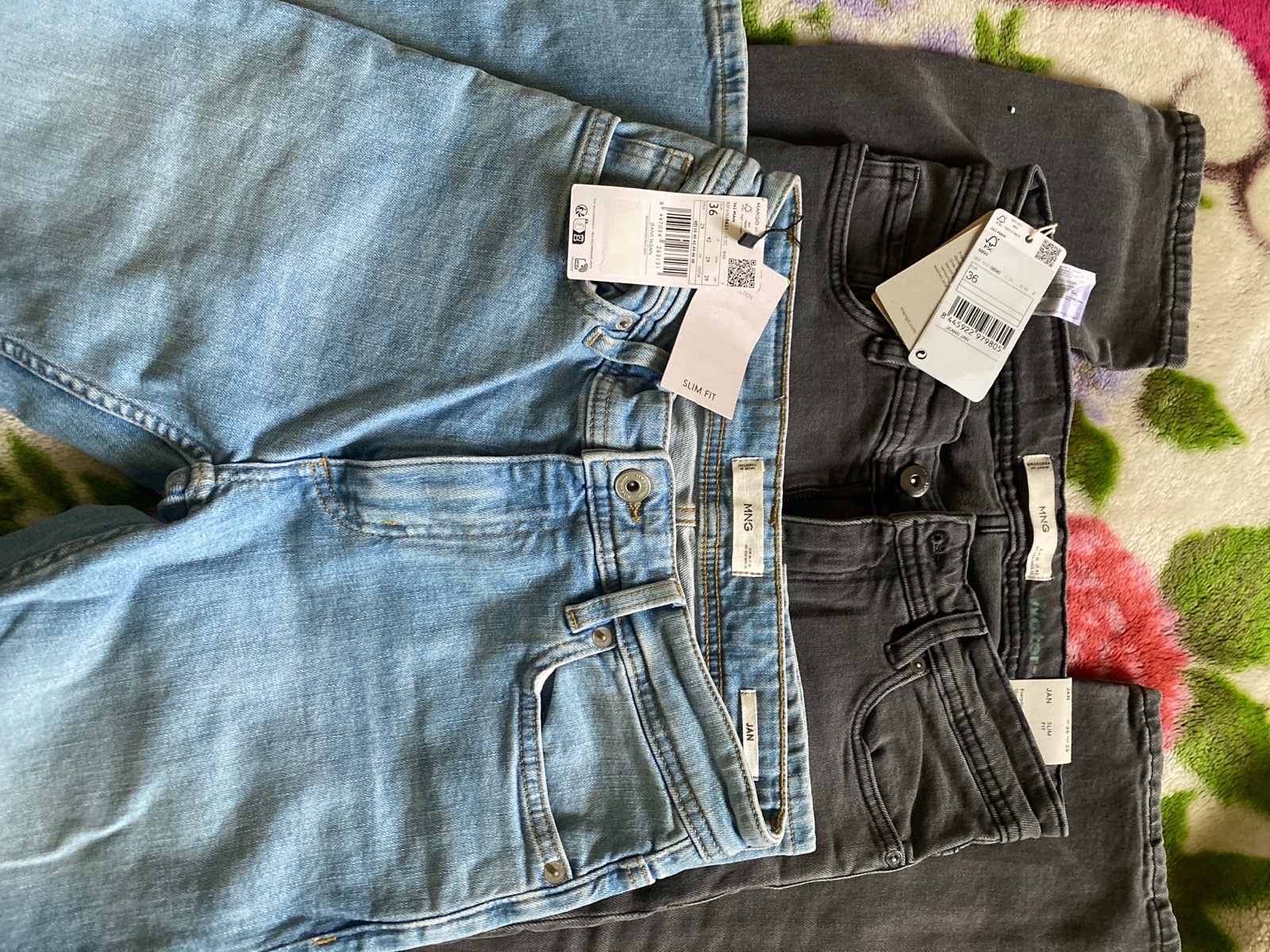 Lot de 2 djean mango 