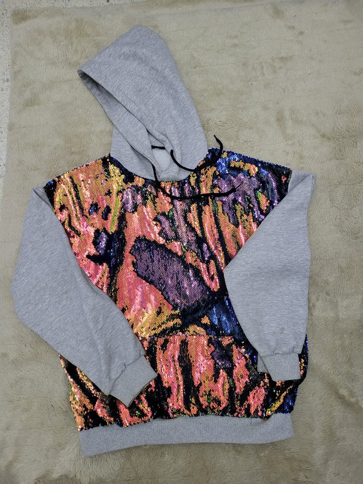 Capuche femme avec strass