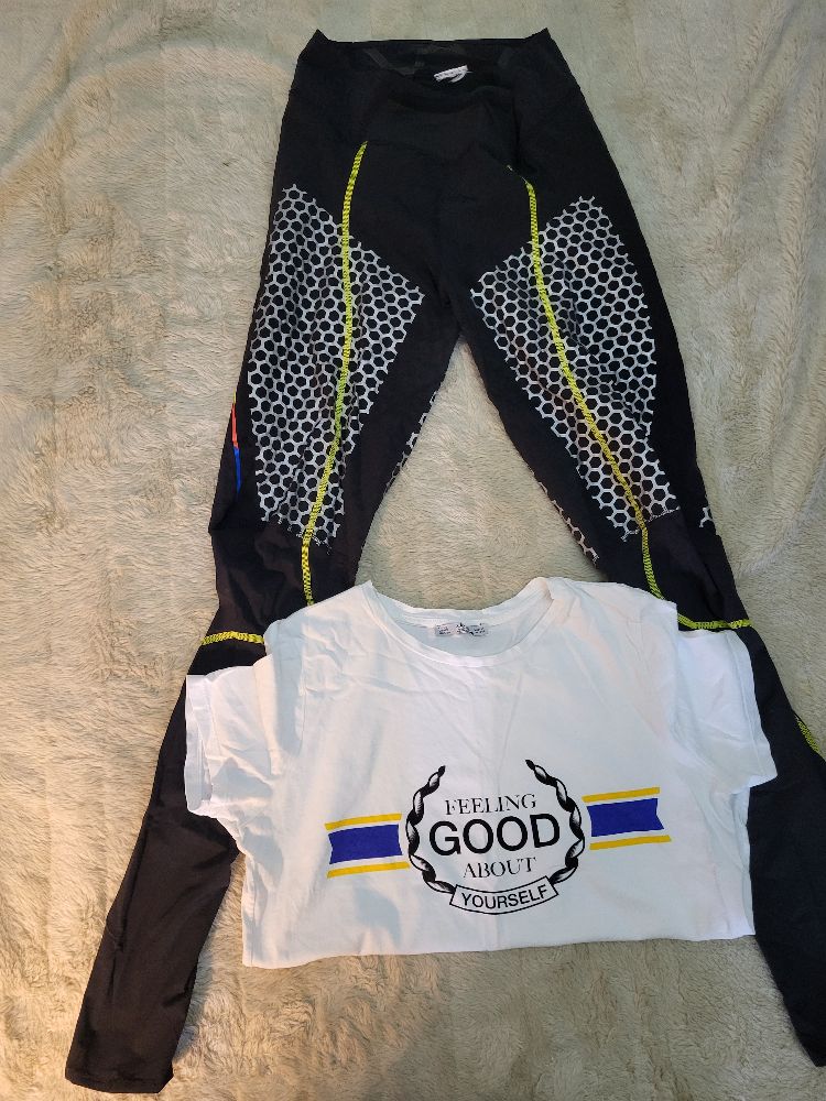 Leggings SALOMON avec pull ZARA gratuit