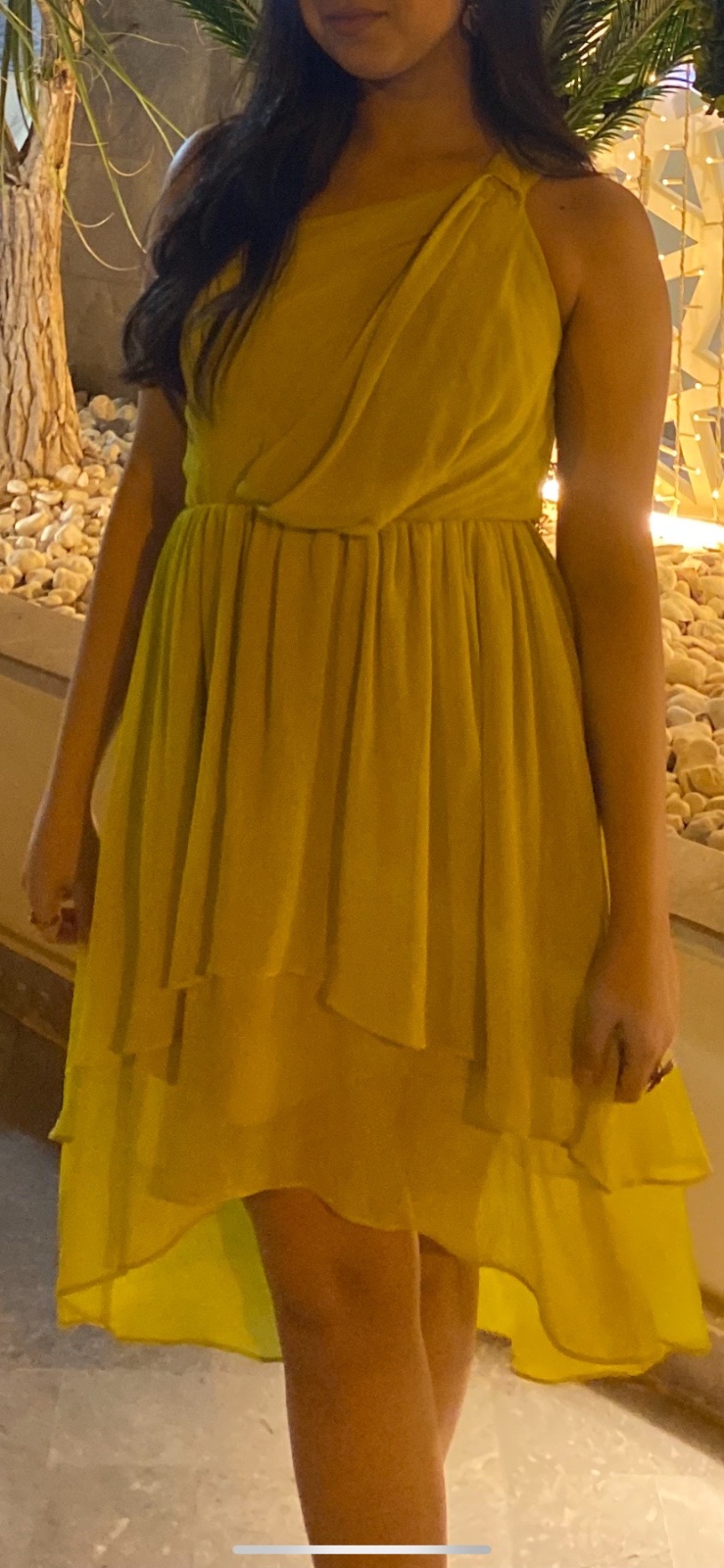Robe asymetrique taille s 