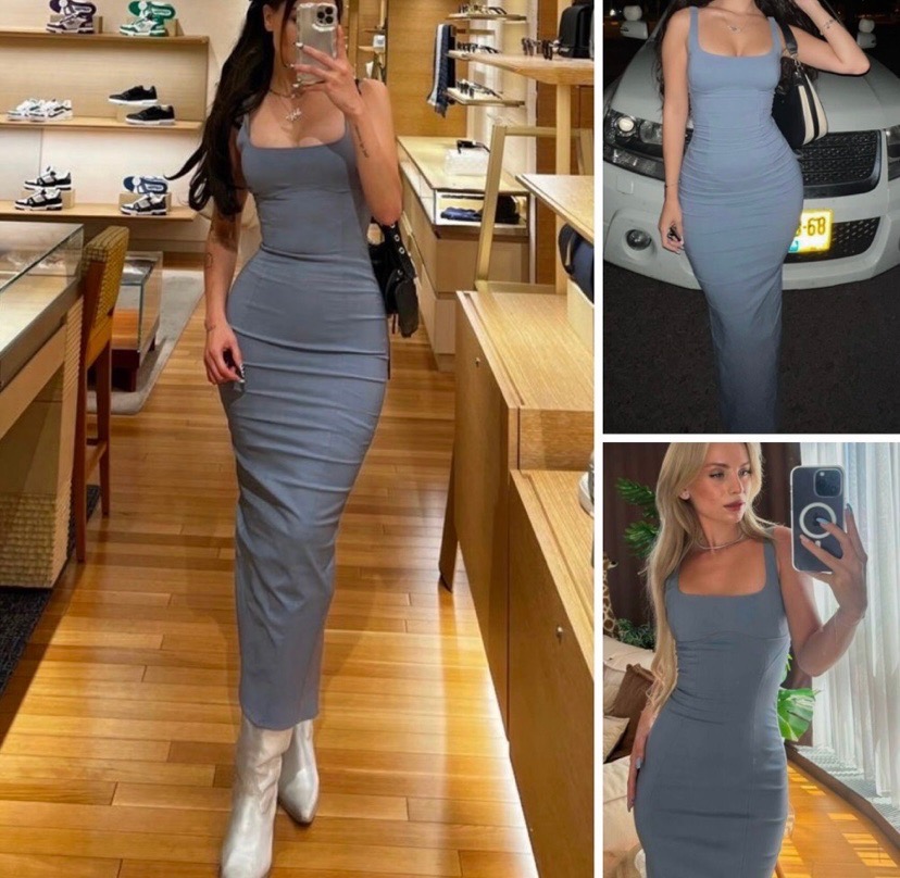 Robe shein moulente longue taille xs