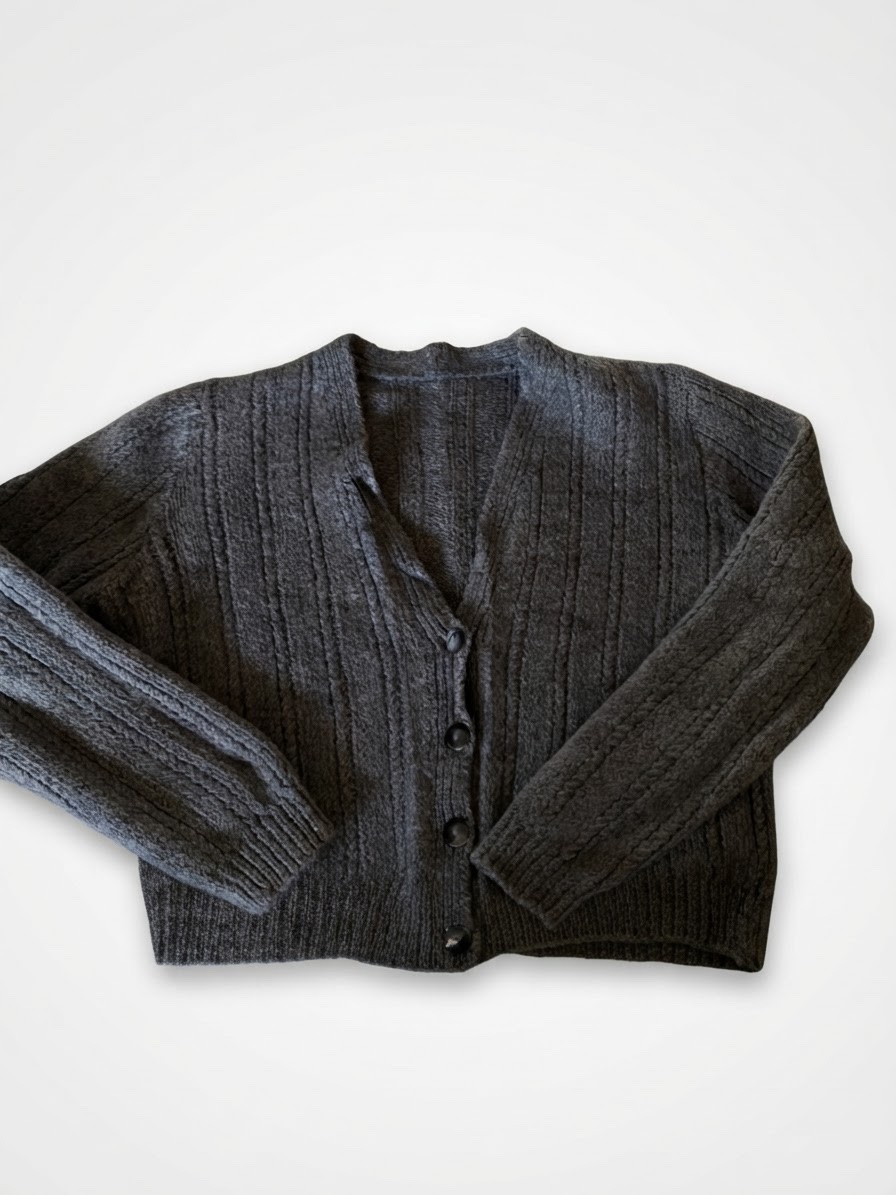 Cardigan gris taille s 