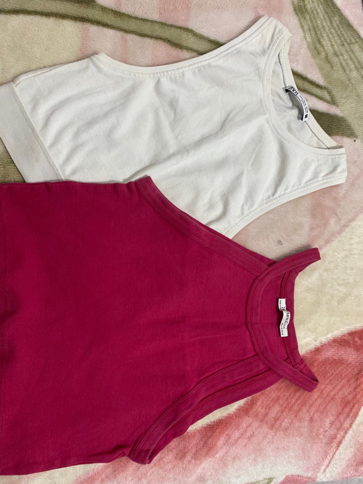 2 top zara taille s 
