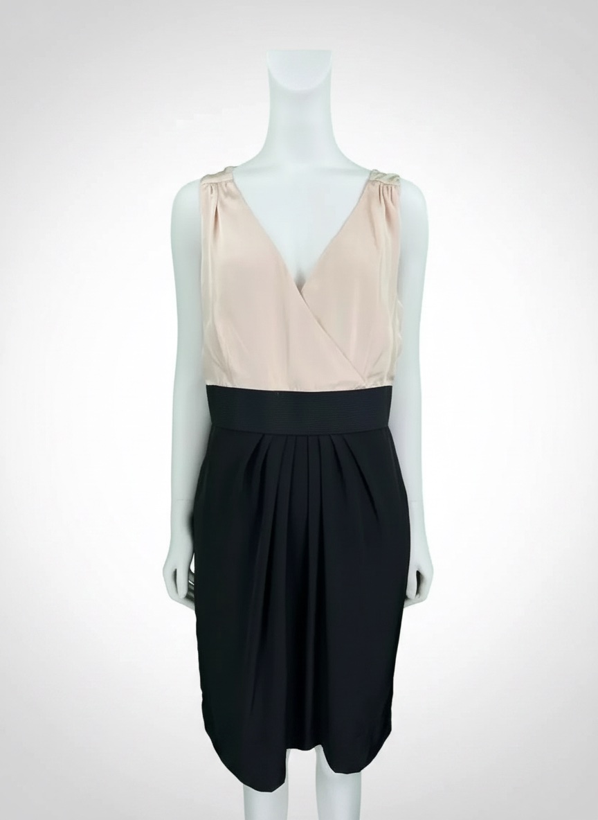 Magnifique Robe Bicolore Chic  Idéale pour Soirée 