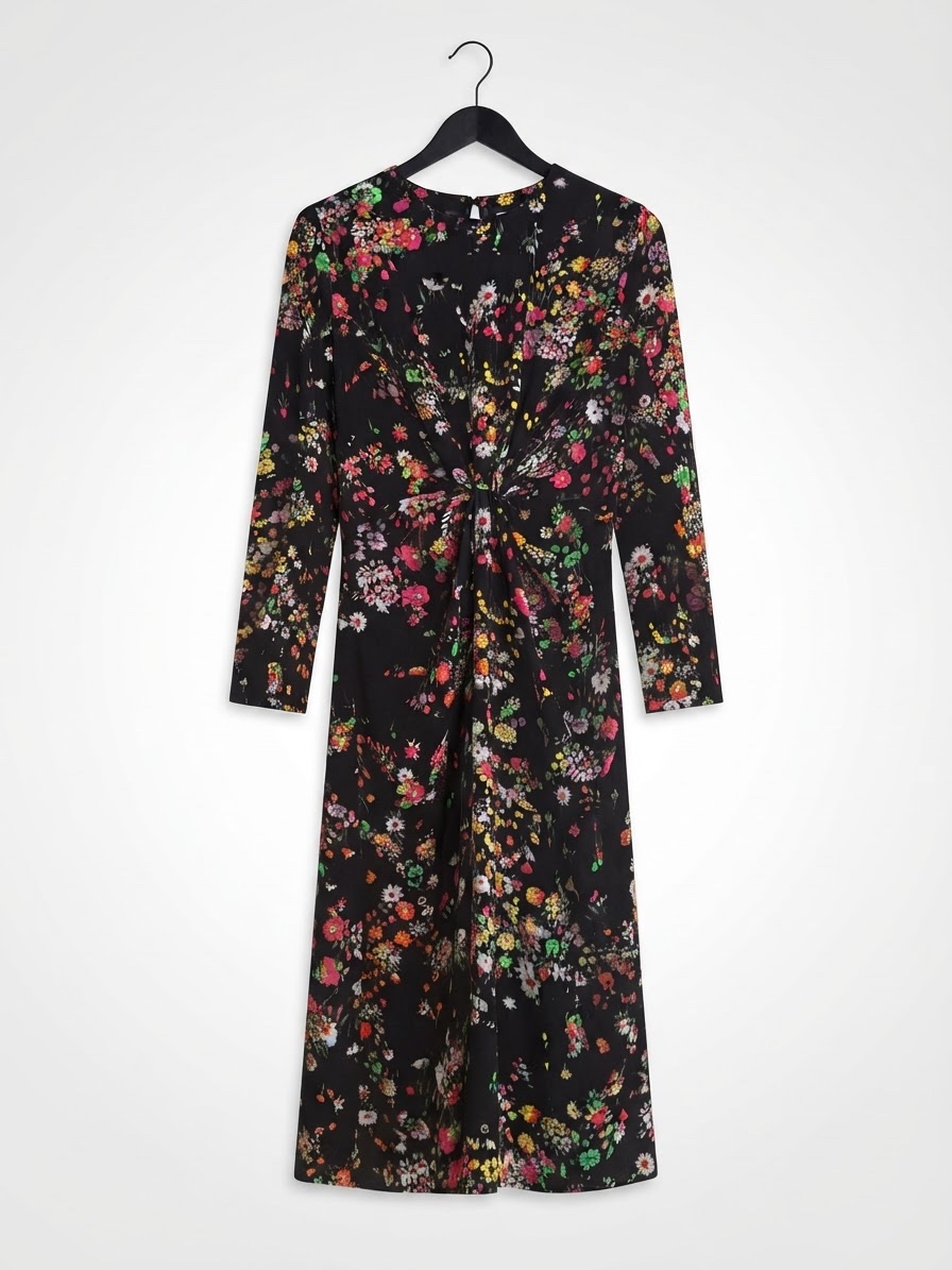 Robe noir - manches longues