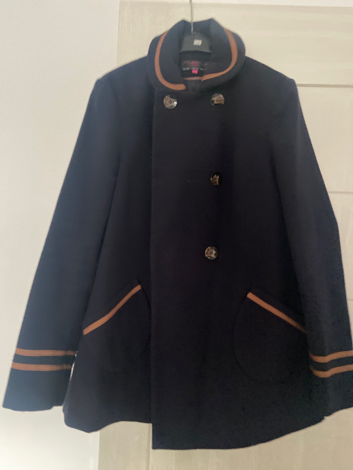 Veste cachemire bleu marine 