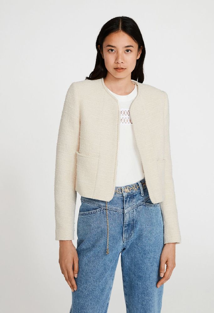 Veste courte en tweed 