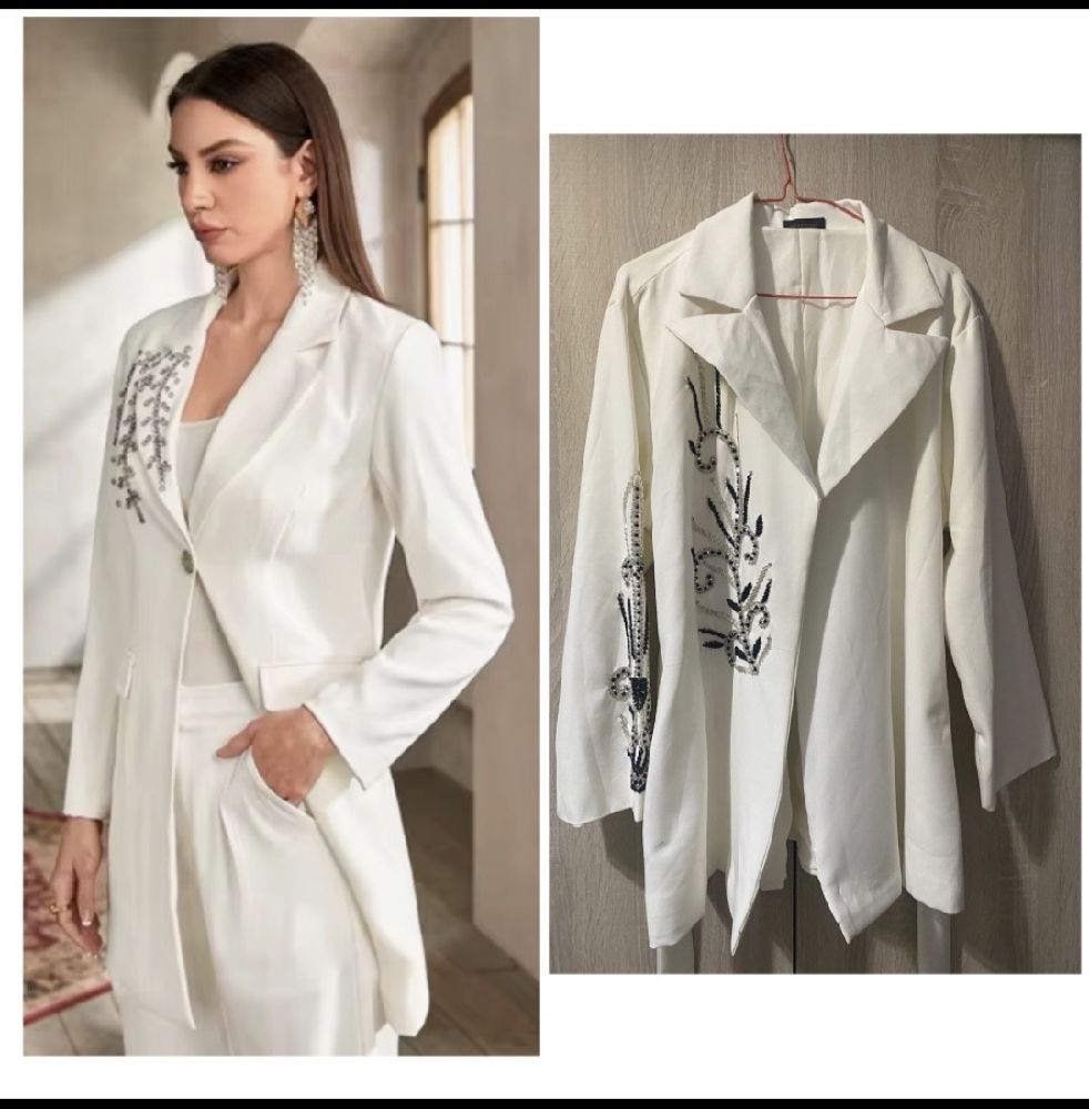 Chic blazer femme strassée en cristal neuf