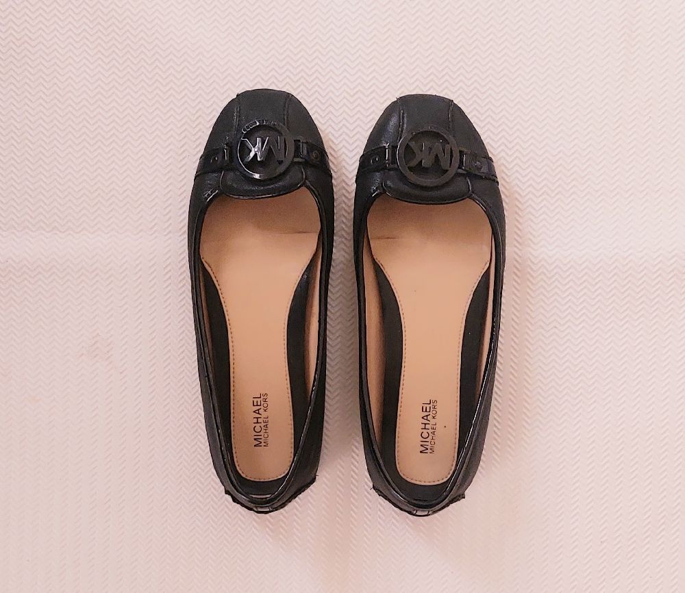Ballerines Fulton Michael Kors. Boucles en acier noir 