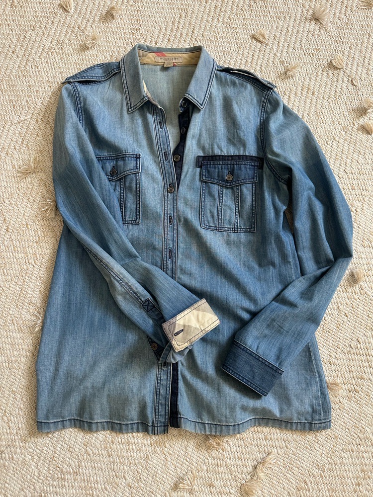 chemise en jean Burberry originale 