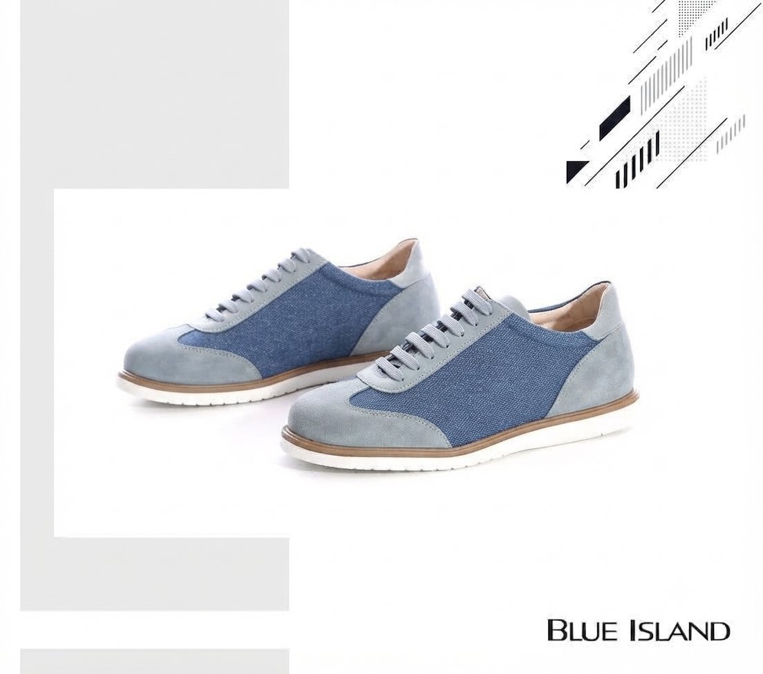 Baskets de la marque Blue Island pointure 40