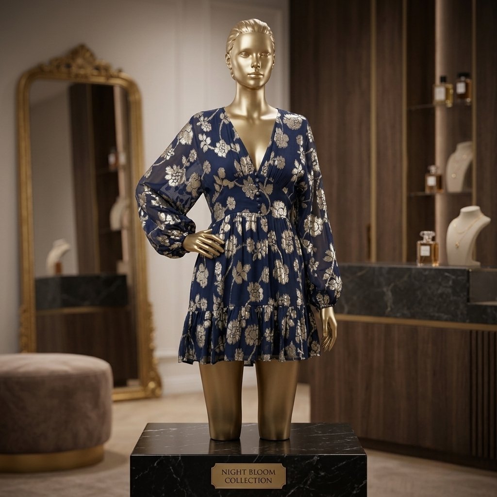 Robe Courte NIDA – L'Élégance Festive signée La Petite Étoile